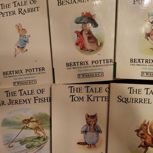 Vintage 1990 Six Beatrix Potter Book Set Promo Item From BP Oil